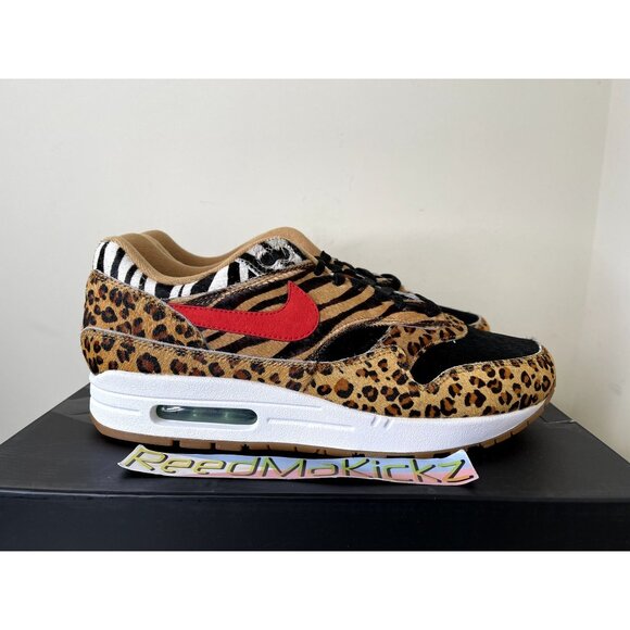 Nike Air Max 1 DLX Atmos Animal Pack 2.0 2018 Mens AQ0928 700 - Picture 4 of 7